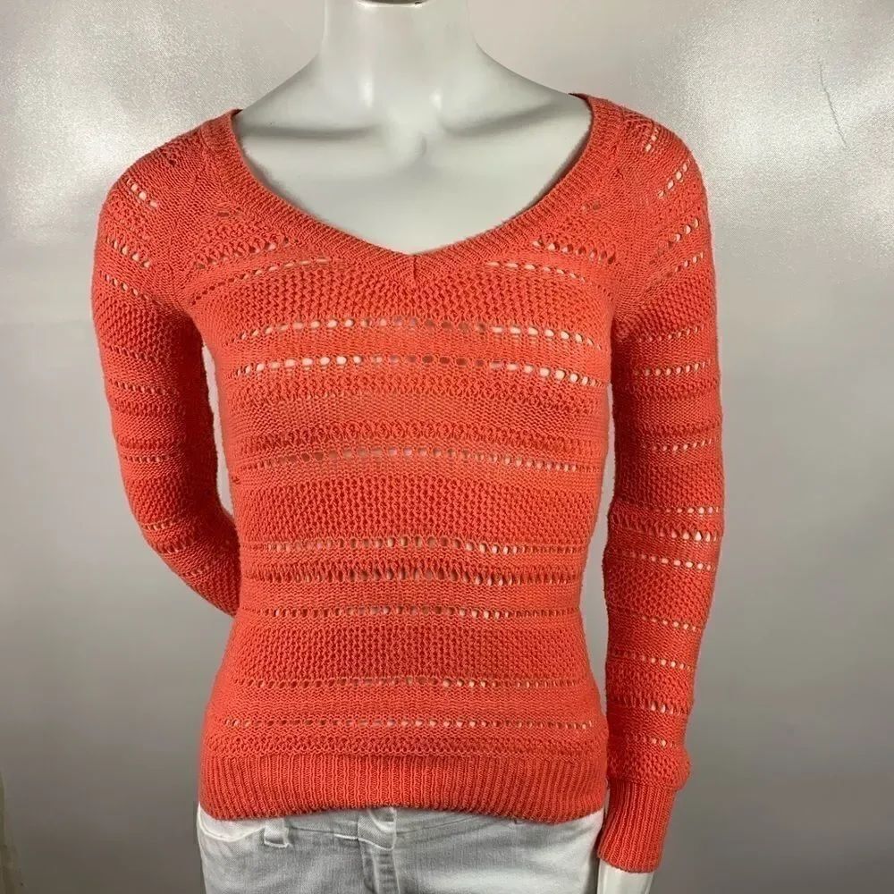 Aeropostaleย OrangeโโKnitโSweaterโSize:XS